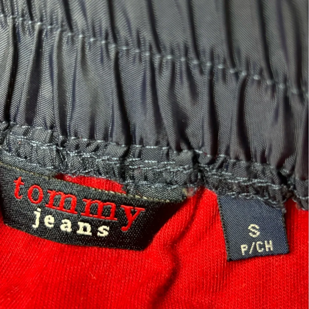 Tommy Hilfiger Vintage 90s Snap Windbreaker Pants Navy Blue Small Y2K - Picture 11 of 13